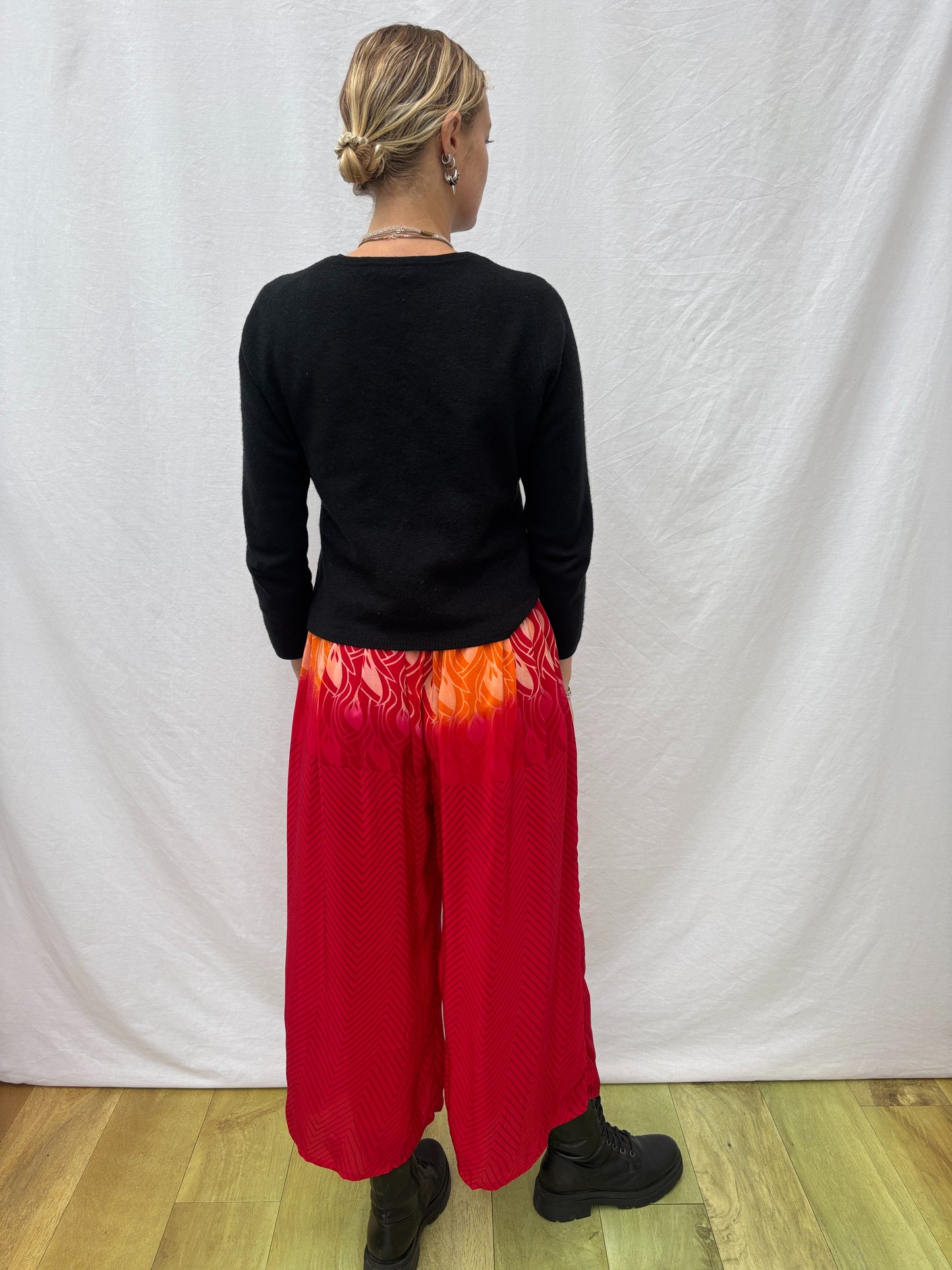 SILK TROUSERS | Short ~ Fire