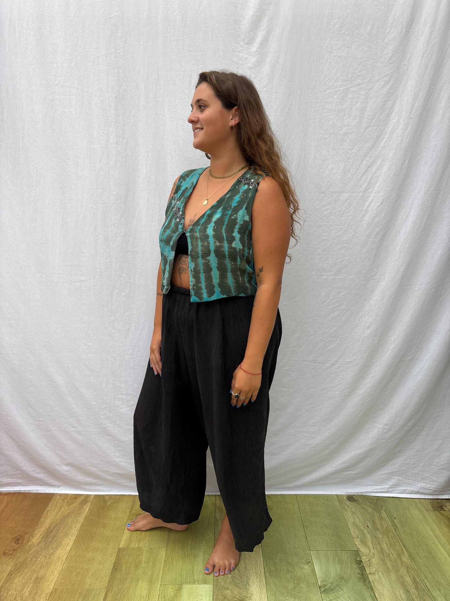 SILK WAISTCOAT | M/L ~ Presence