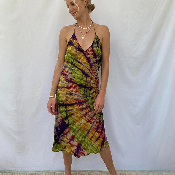 Summer Dress - S/M - tie dye