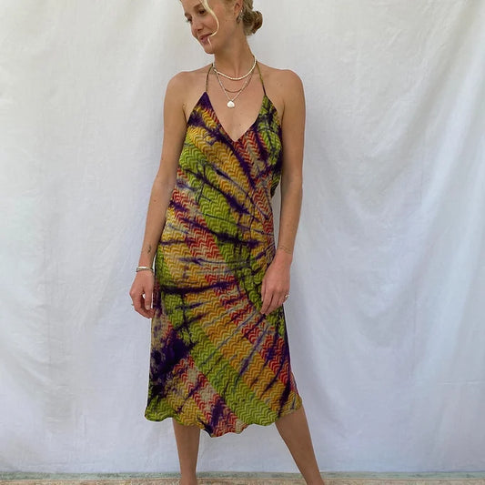 Summer Dress - S/M - tie dye