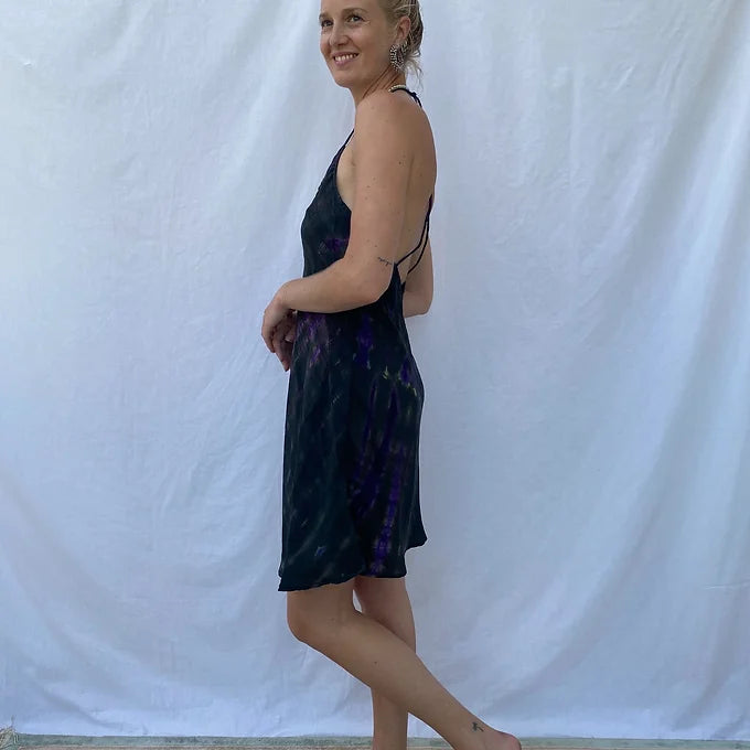 Mini Summer dress - M/L - purple wash