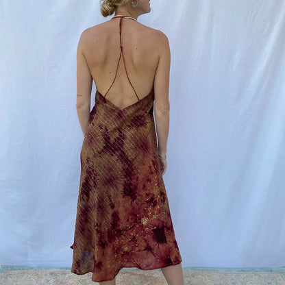 Summer Dress - M/L - rust