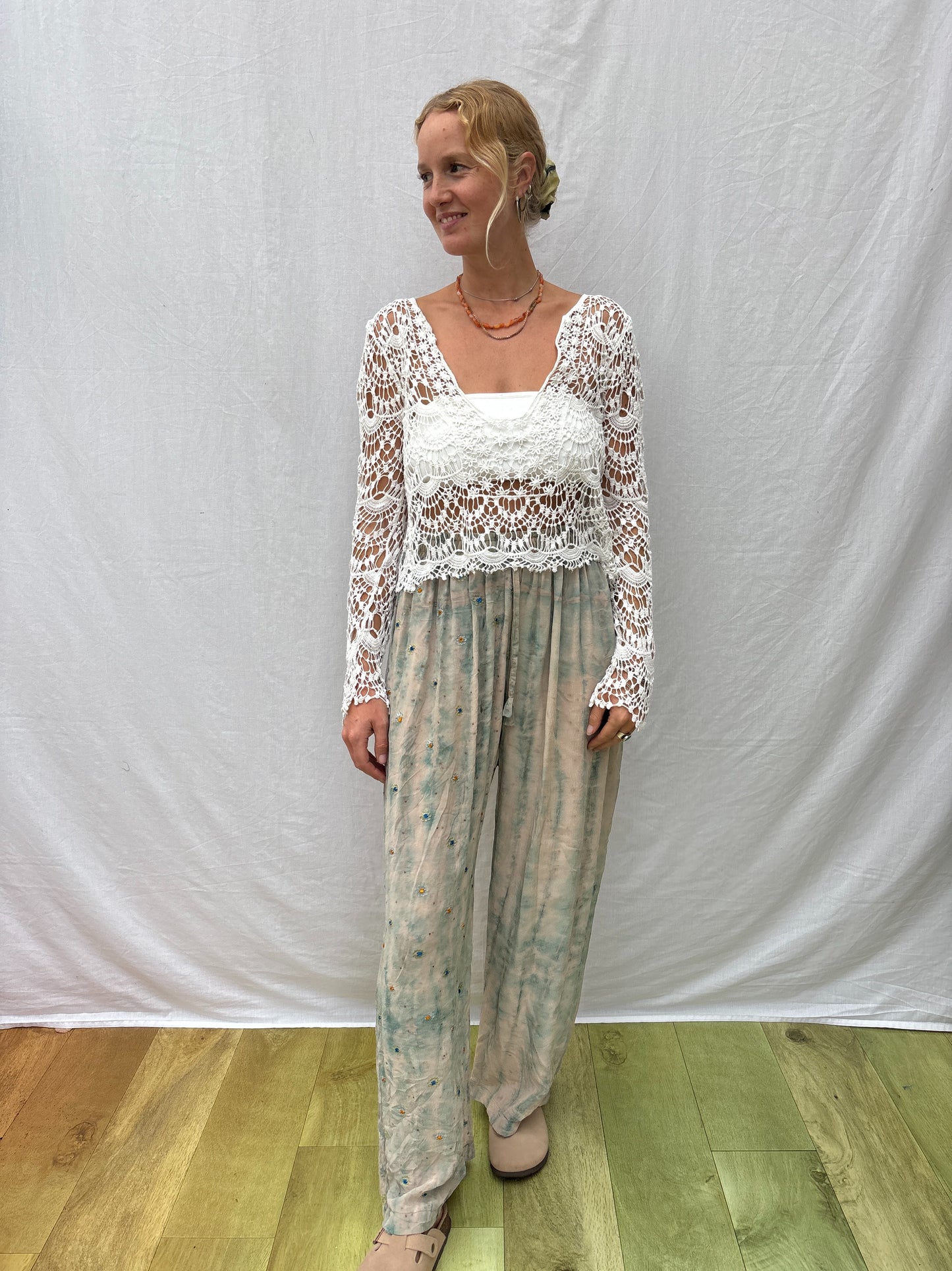 SILK TROUSERS | Long ~ Gem