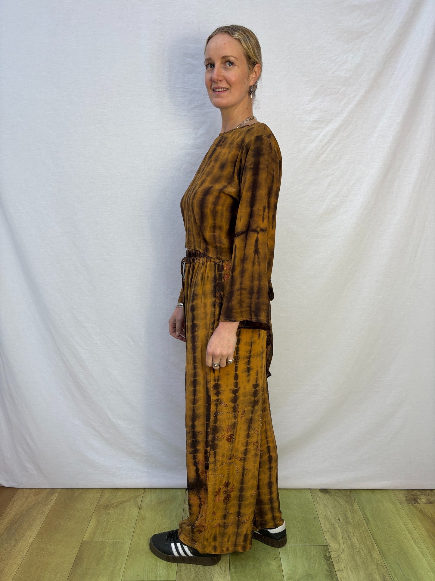 SILK TROUSERS | Long ~ Honey