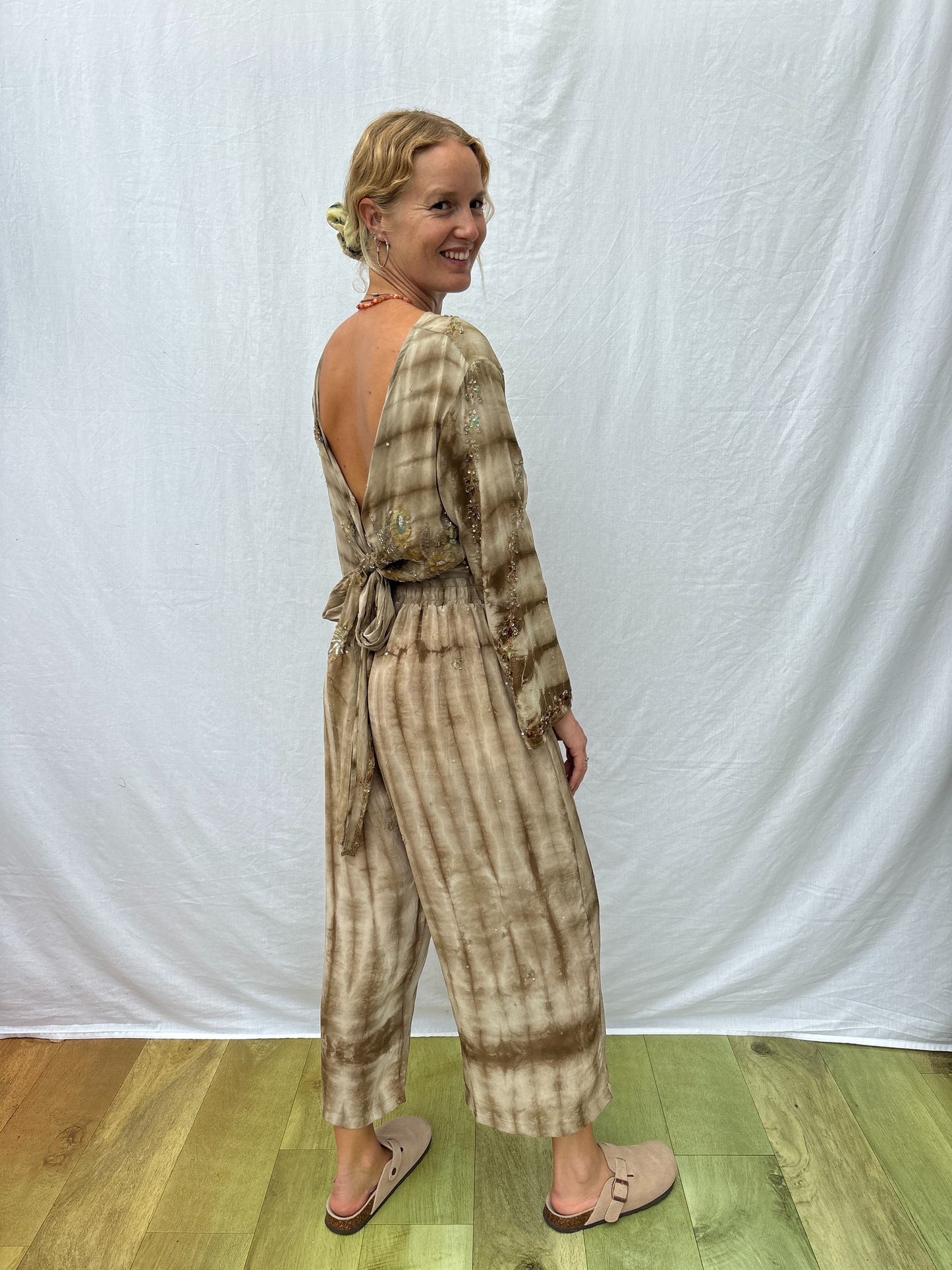 SILK TROUSERS | Short ~ Shining