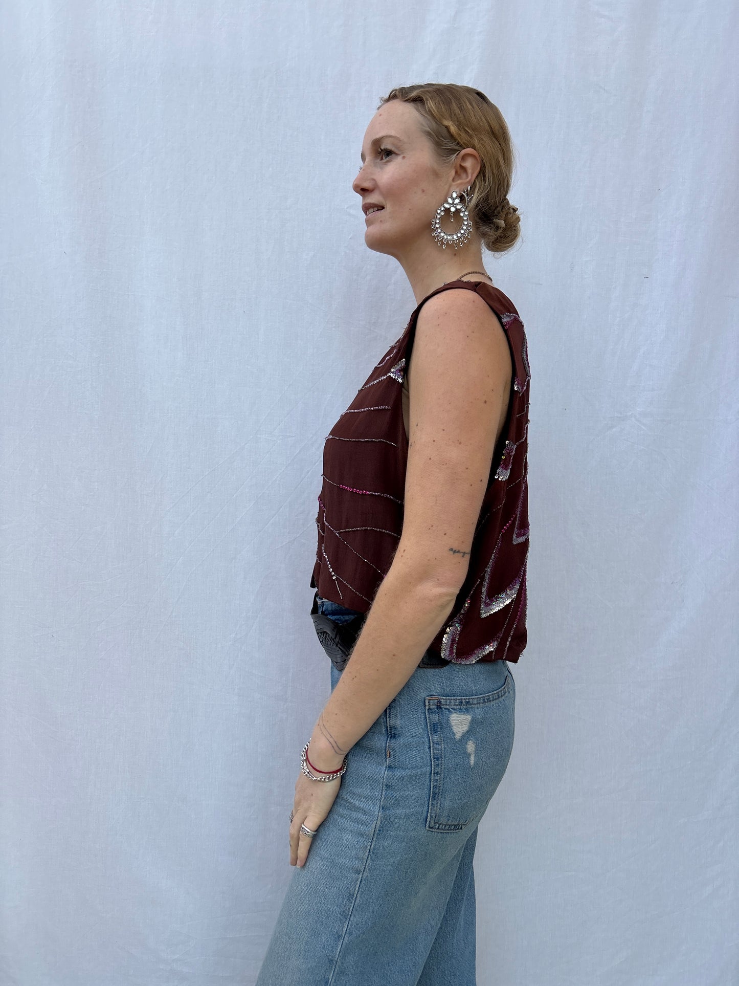 SILK WAISTCOAT | M/L ~ Irresistable