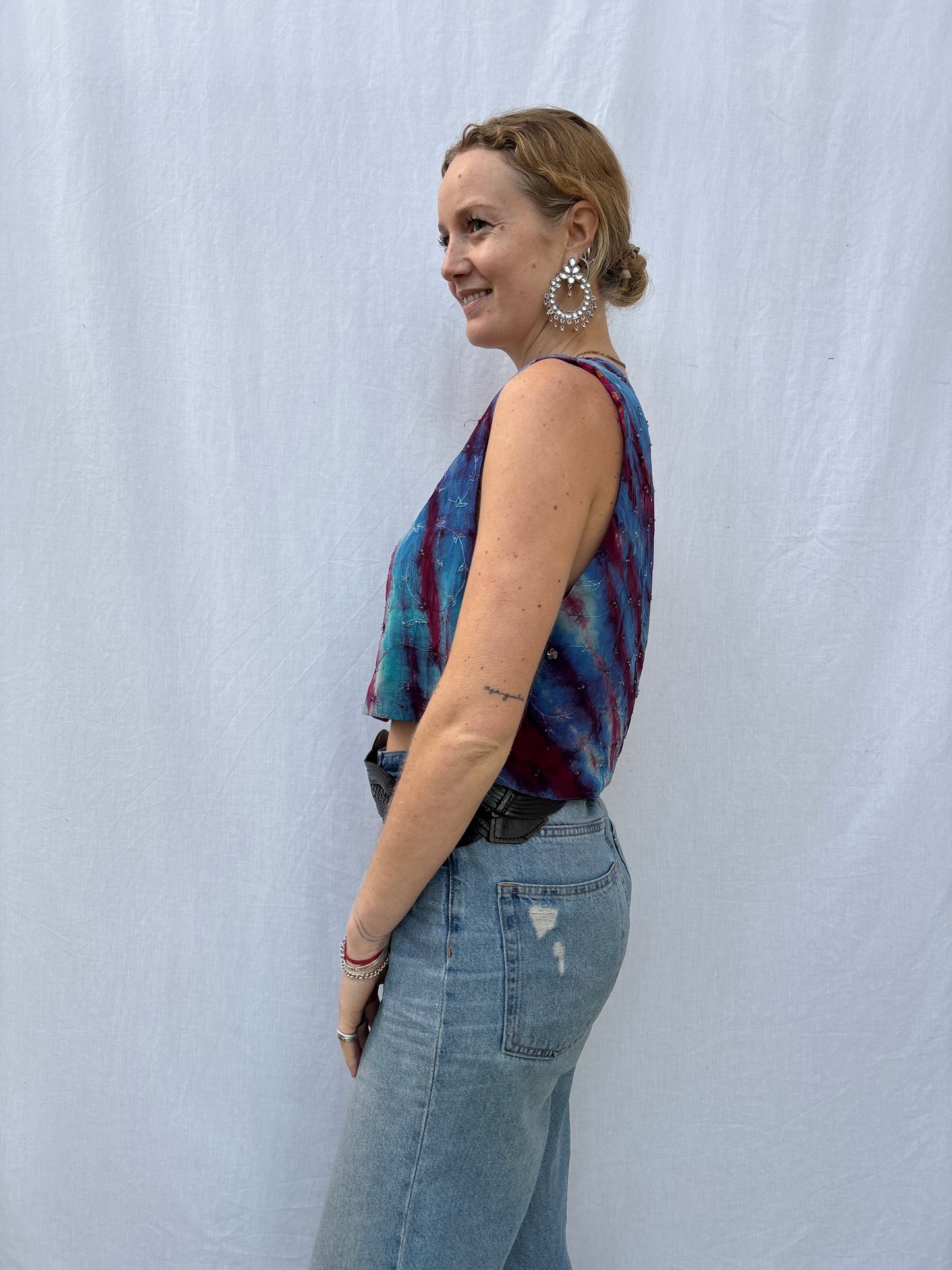 SILK WAISTCOAT | S/M ~ Dawn