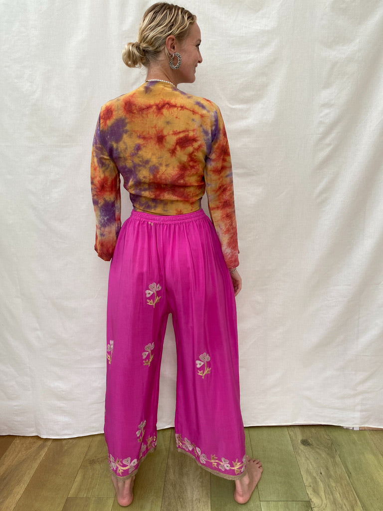 SILK TROUSERS | Bubblegum ~ short