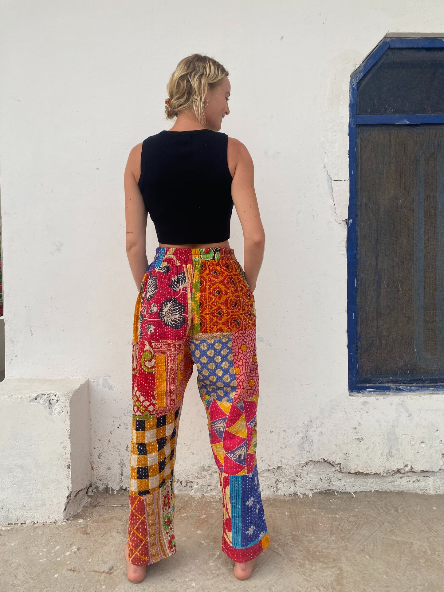 KANTHA TROUSER | Patchwork