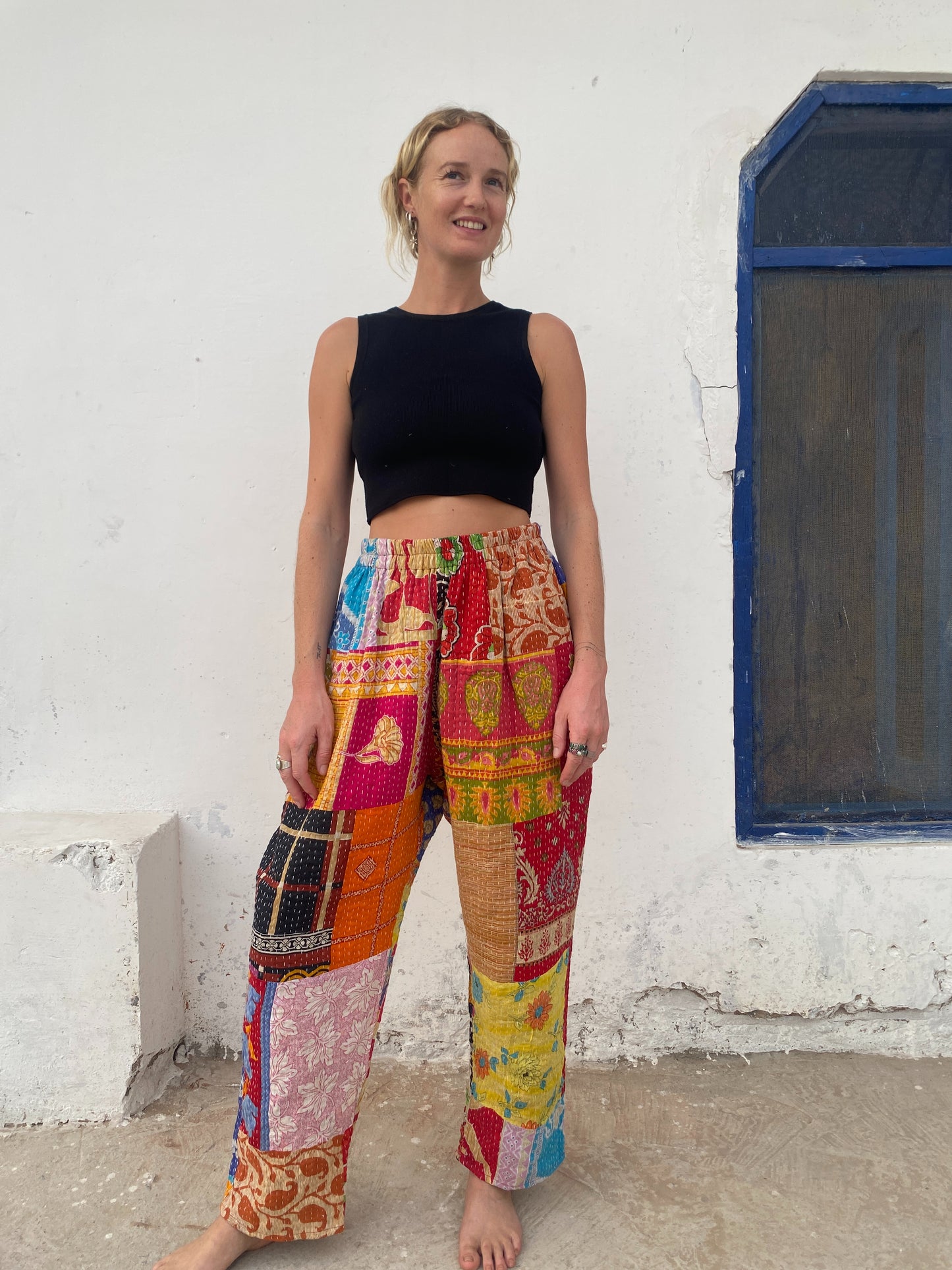 KANTHA TROUSER | Patchwork