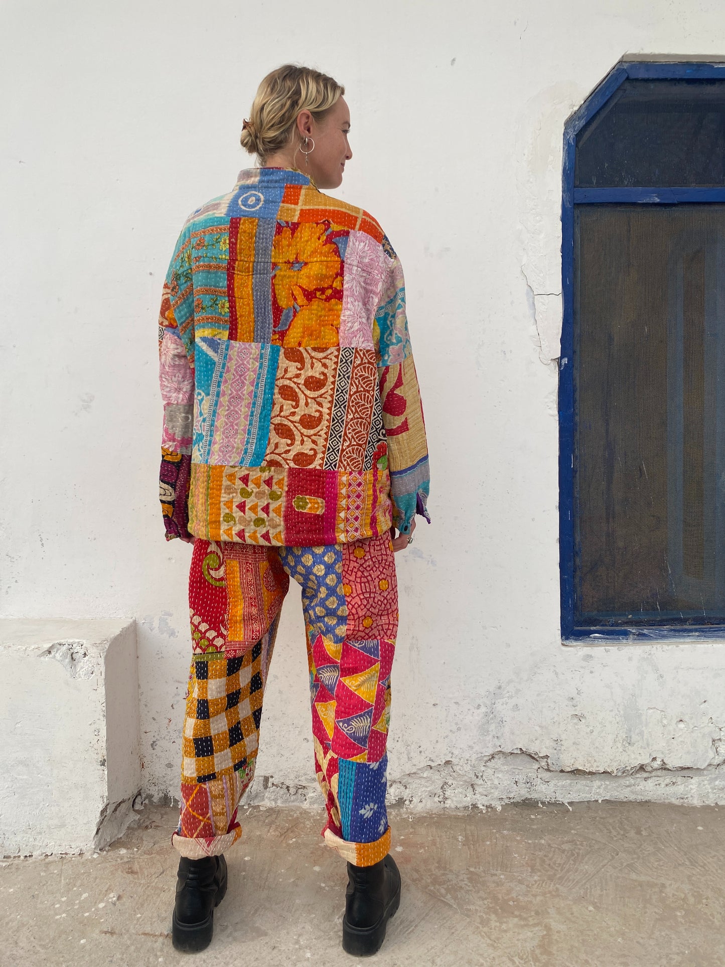 KANTHA TROUSER | Patchwork