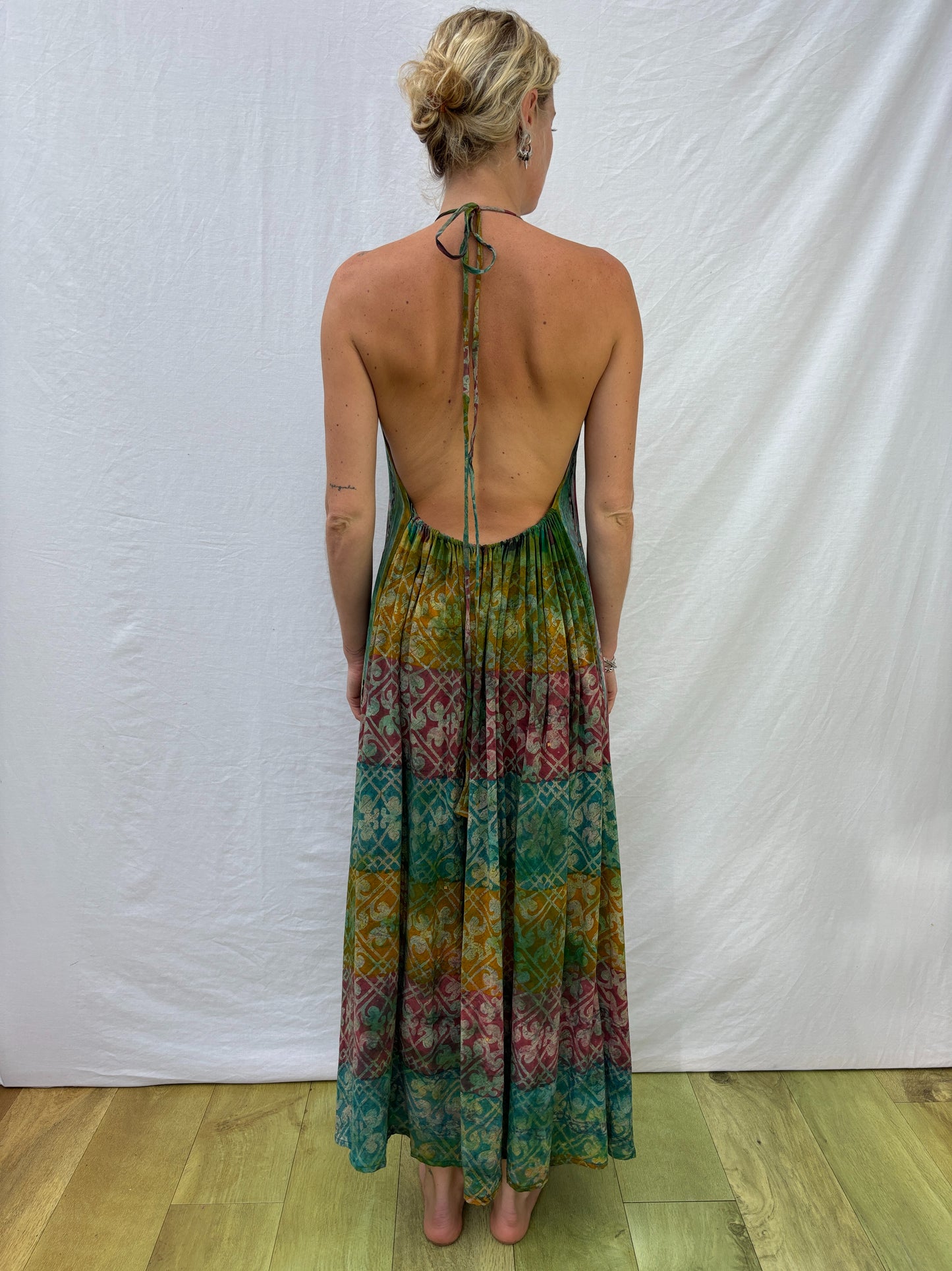 HALTER DRESS | Garden