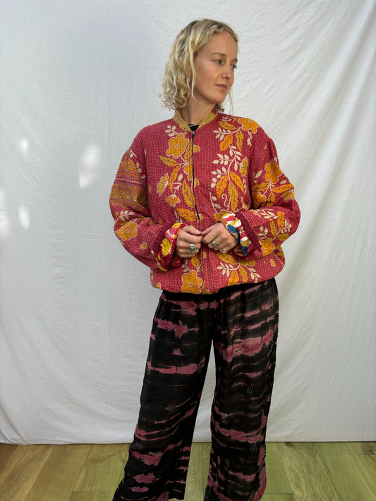 KANTHA ZIP BOMBER | Robin