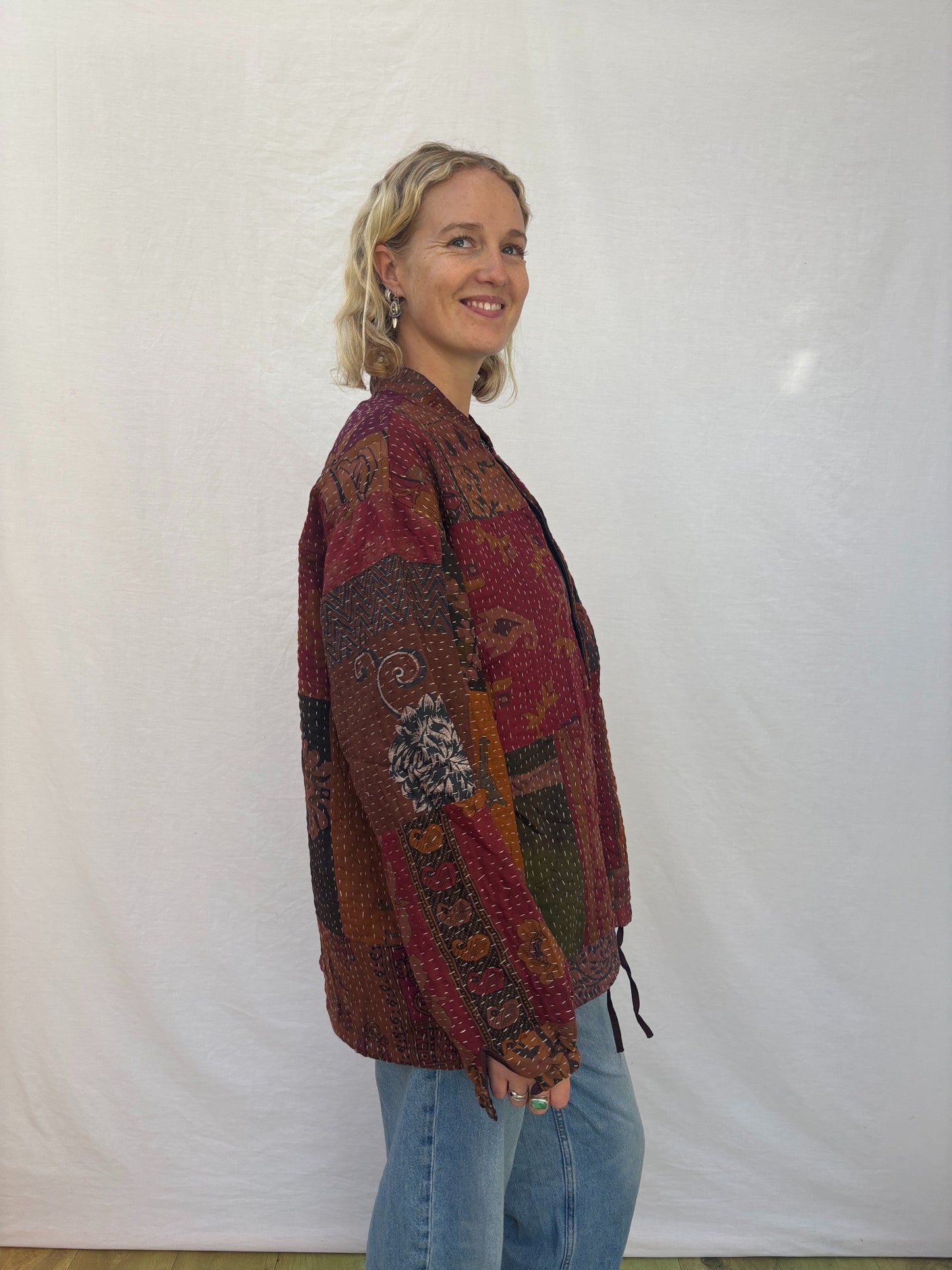 KANTHA ZIP BOMBER | Grounded