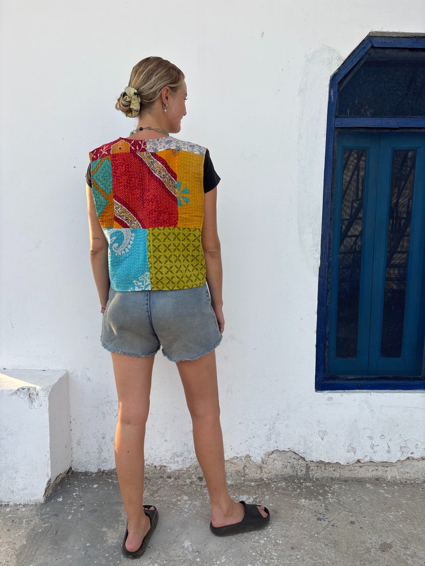 KANTHA WAISTCOAT | Fruity