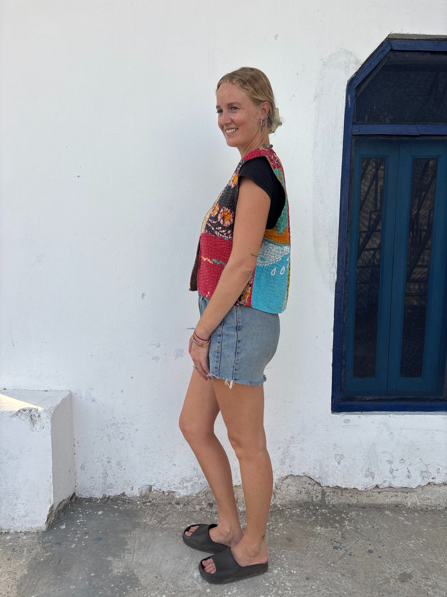 KANTHA WAISTCOAT | Fruity