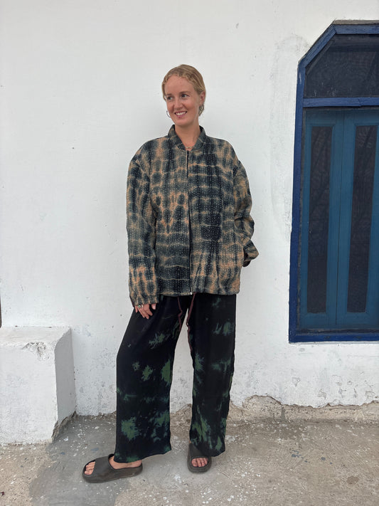 KANTHA ZIP BOMBER | Bliss