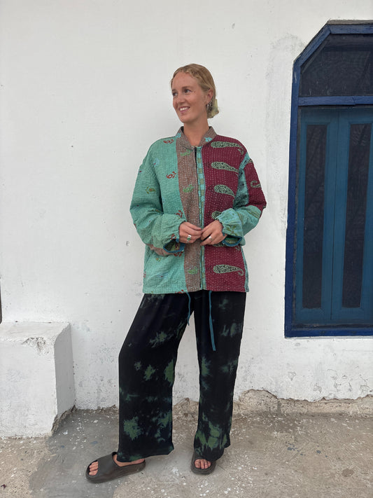 KANTHA ZIP BOMBER | Bold