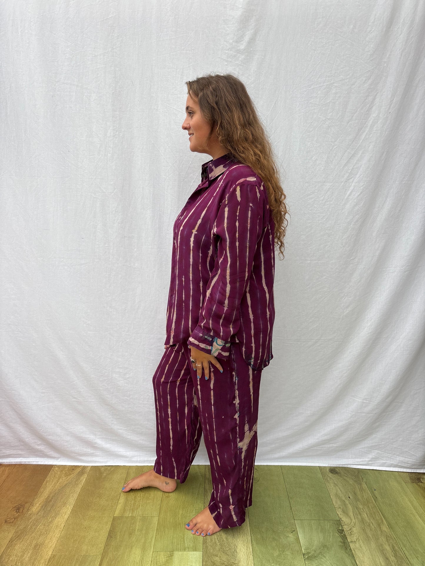 SHIRT SET | Long ~ Raspberry Ripple