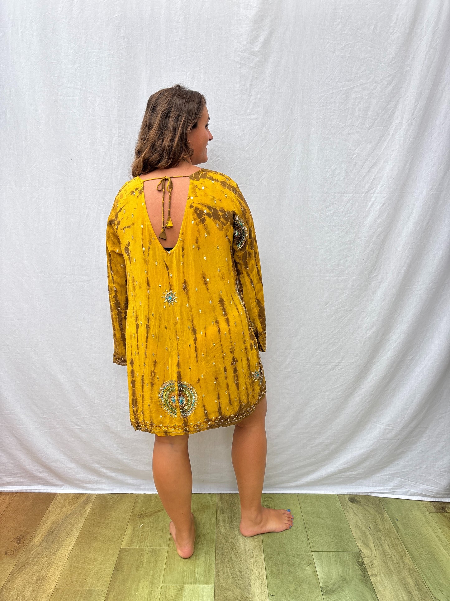 PARTY DRESS | M/L ~ Golden Girl