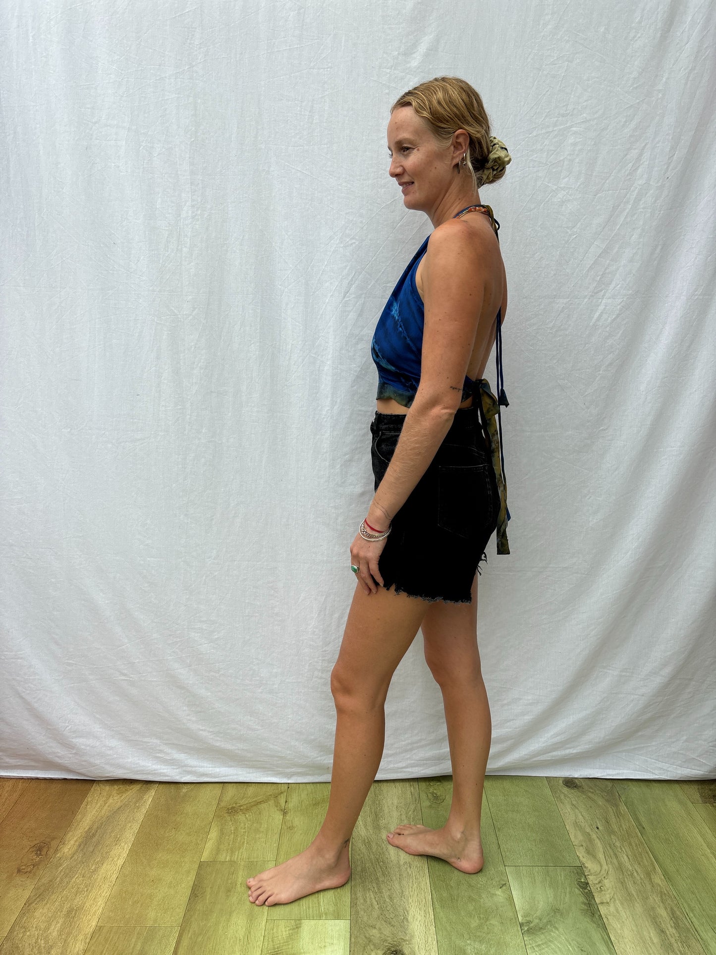 HALTER TOP | Azure