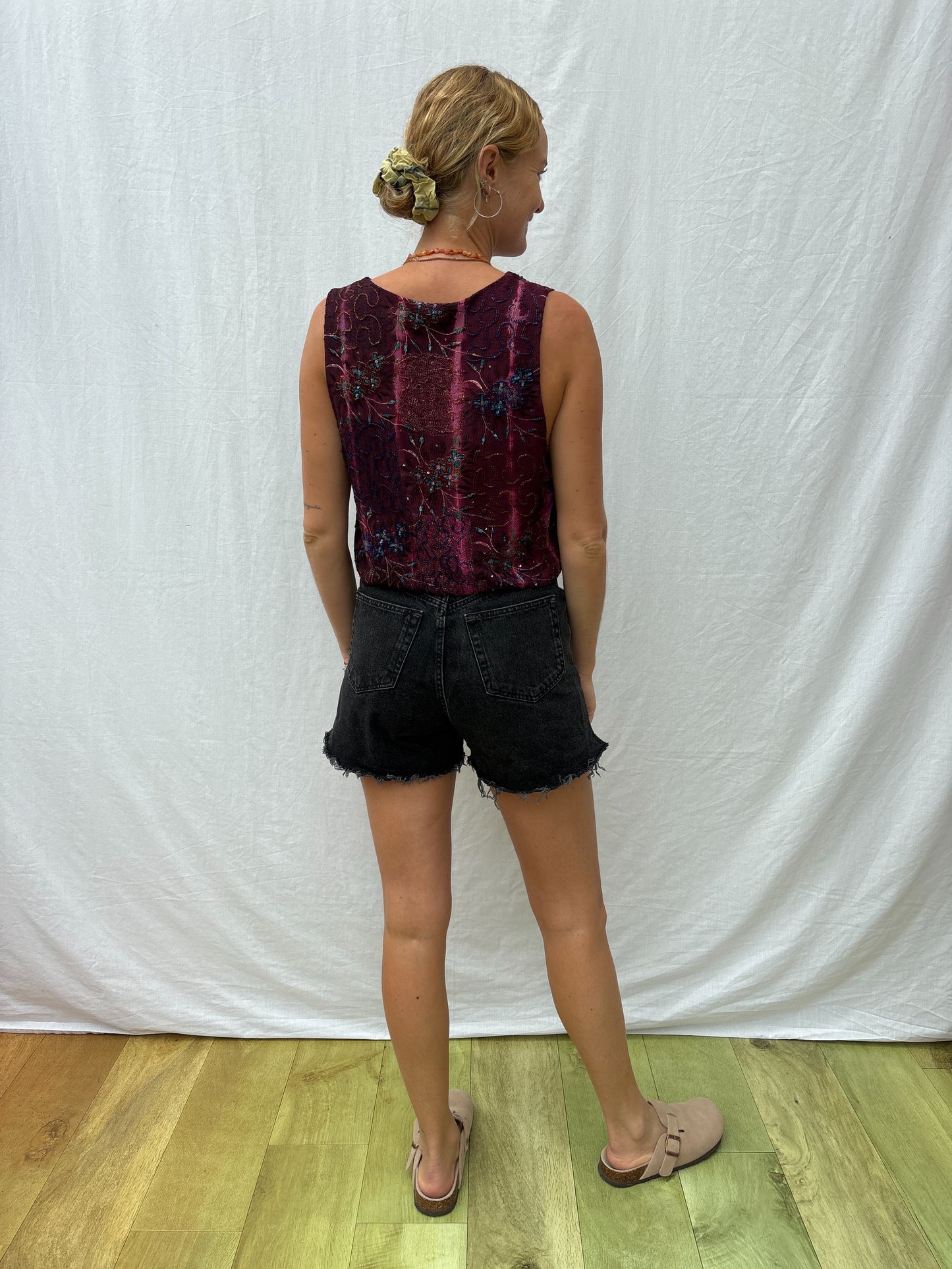 SILK WAISTCOAT | S/M ~ Jelly Baby
