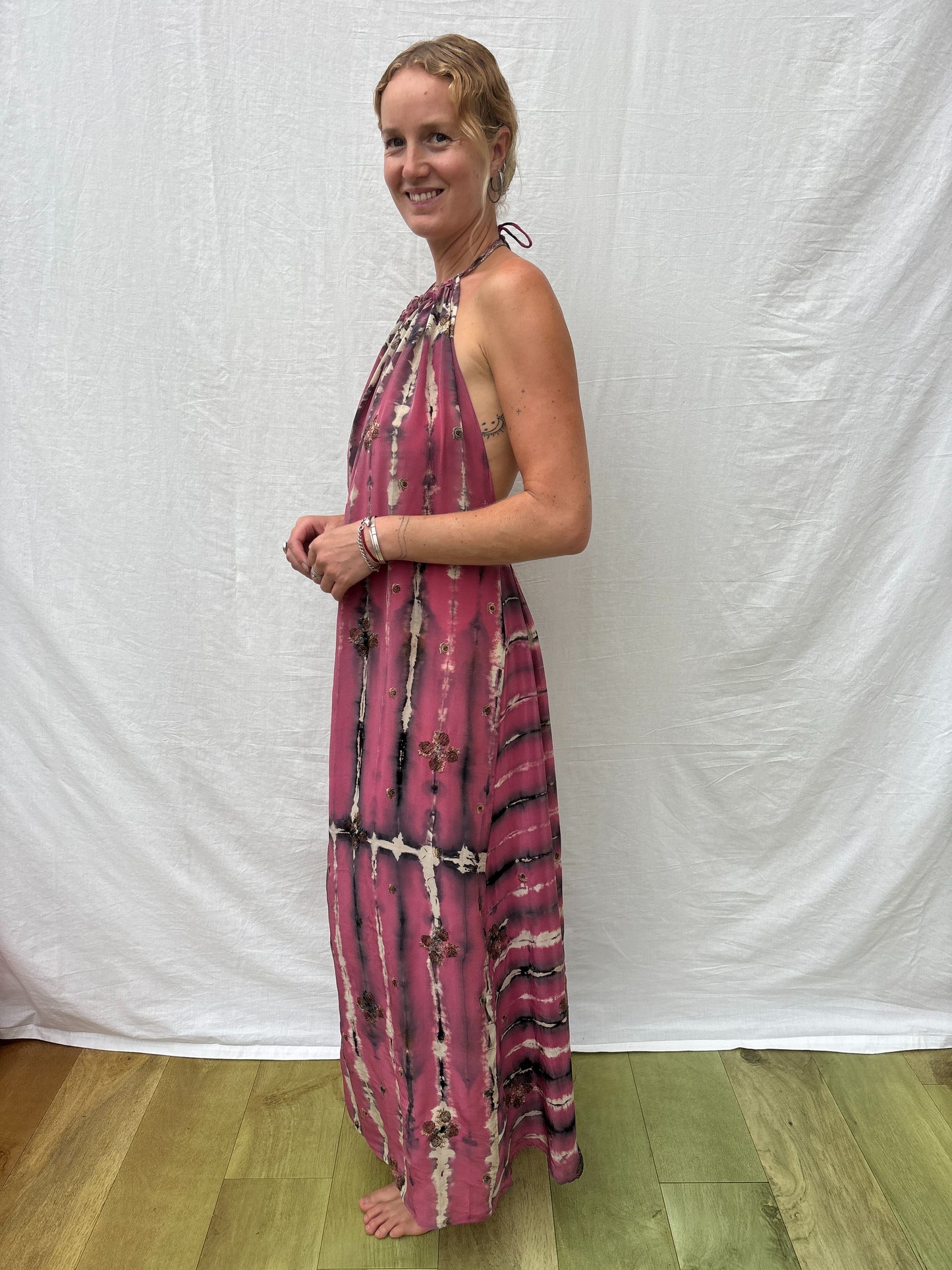HALTER DRESS | Rose Quartz