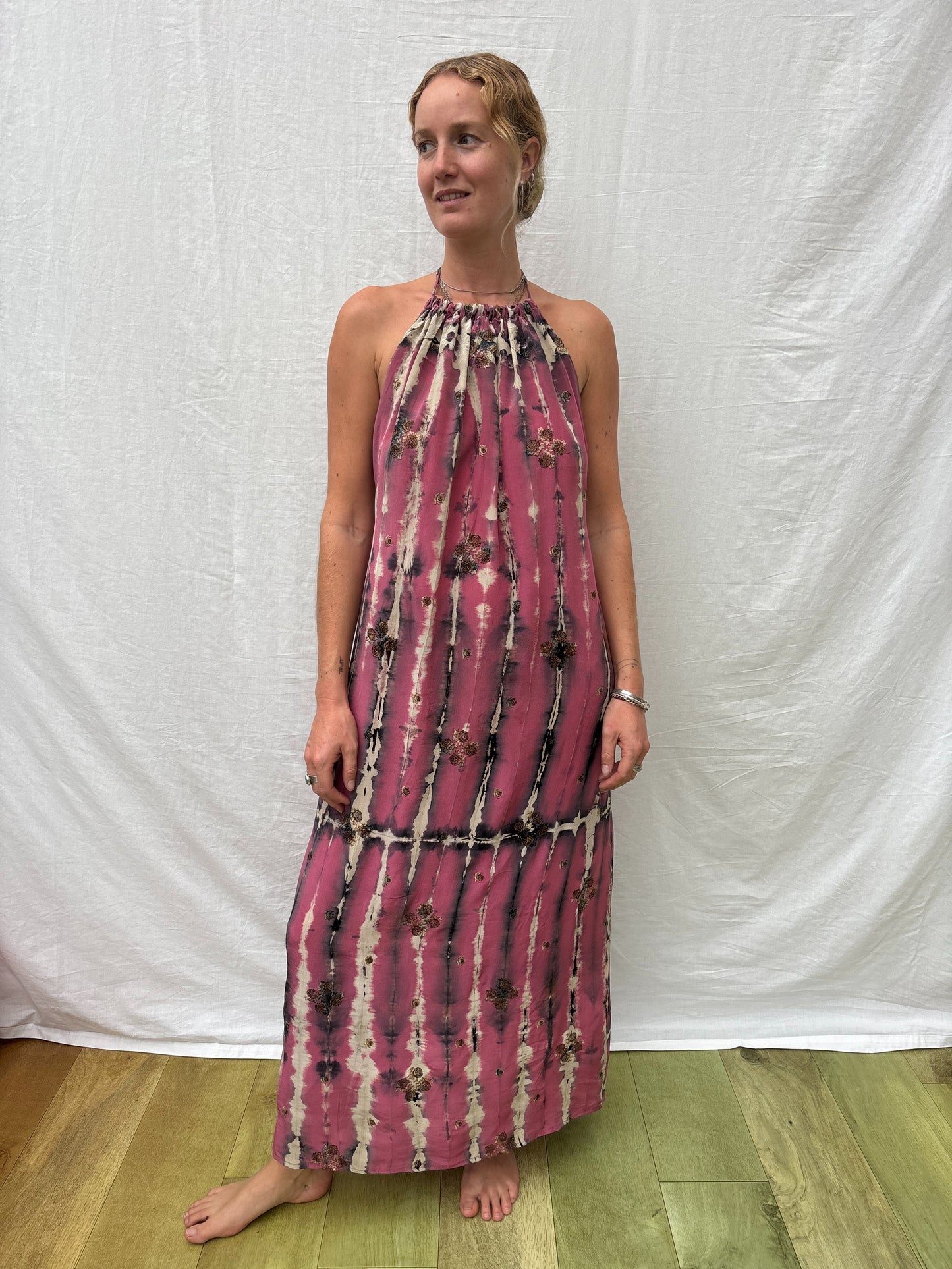 HALTER DRESS | Rose Quartz