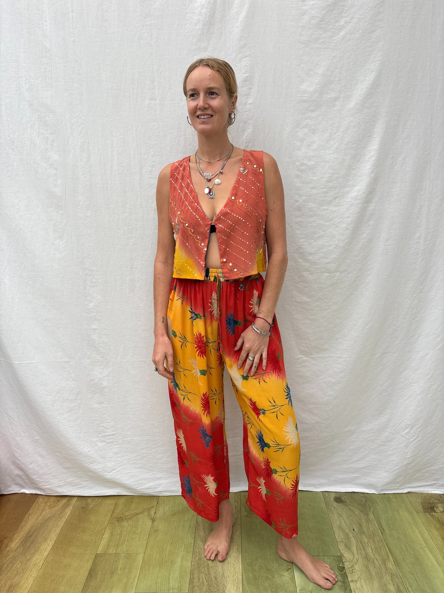 SILK TROUSERS | Short ~ Flourish