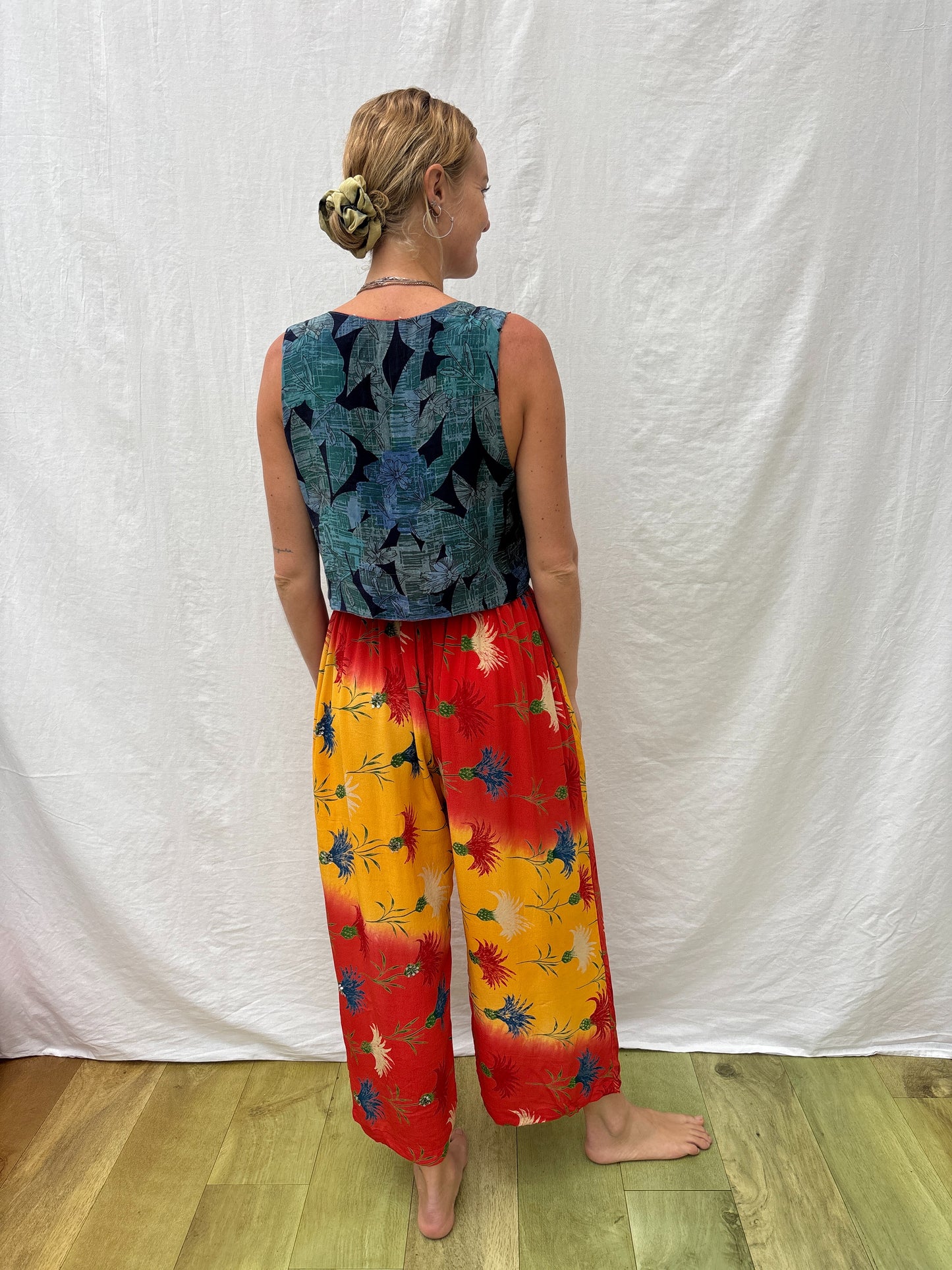 SILK WAISTCOAT | S/M ~ Live your life