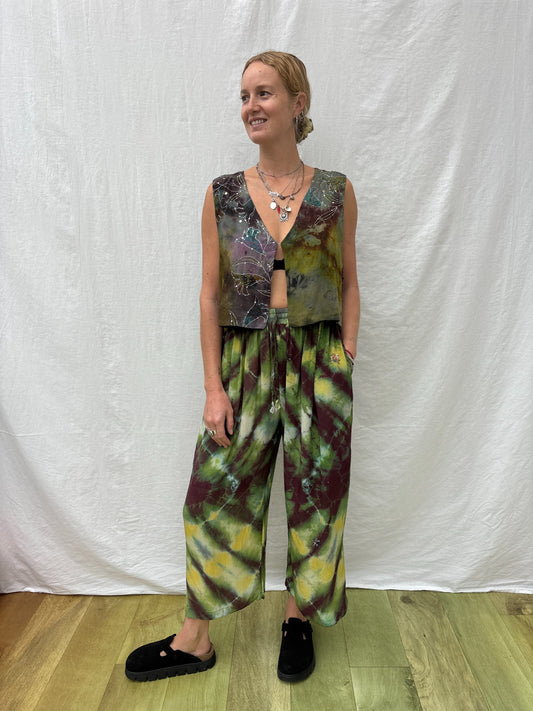 SILK WAISTCOAT | M/L ~  Honour your energy