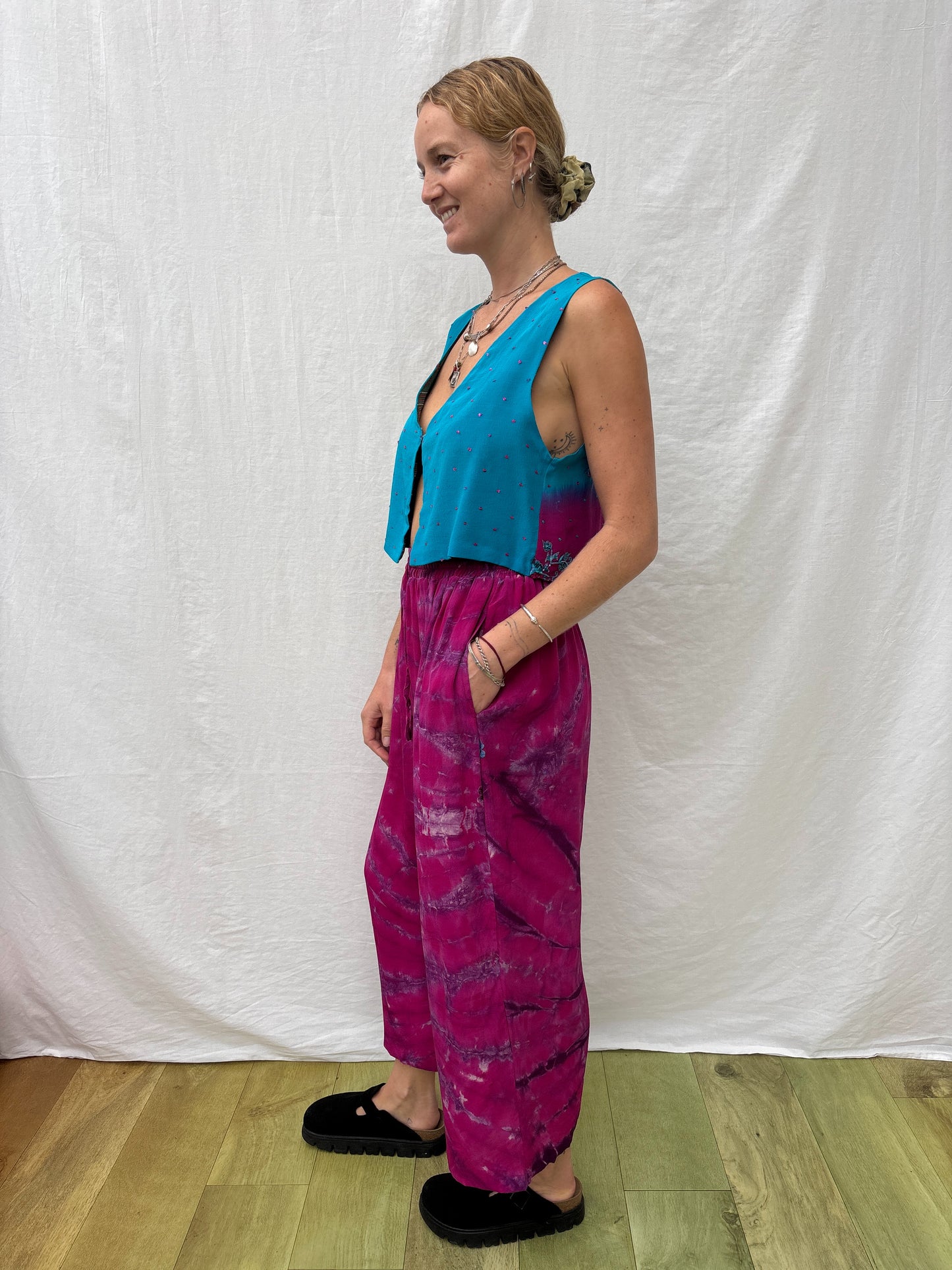 SILK WAISTCOAT | S/M ~ Uptown Girl
