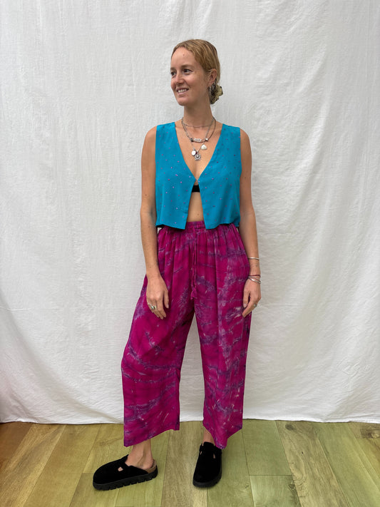 SILK WAISTCOAT | S/M ~ Uptown Girl