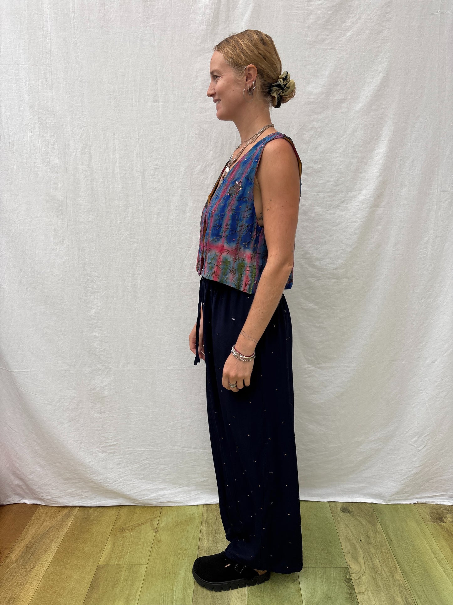 SILK WAISTCOAT | M/L ~ Glow up