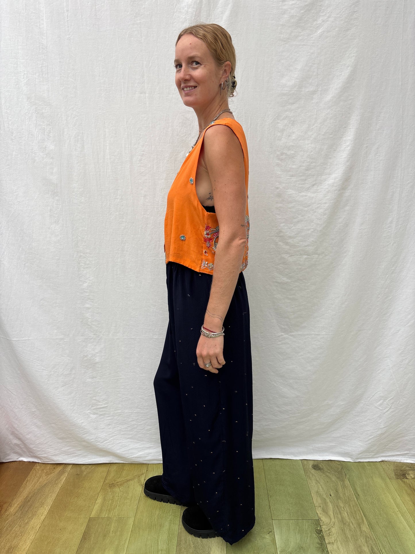 SILK TROUSERS | Long ~ Seeing stars