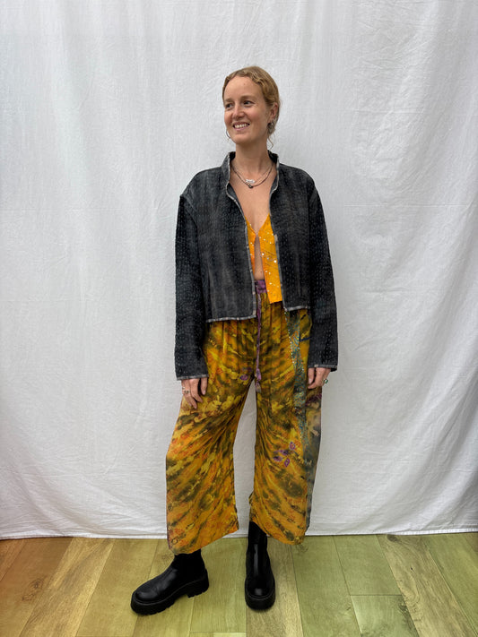 KANTHA CROP JACKET | Open