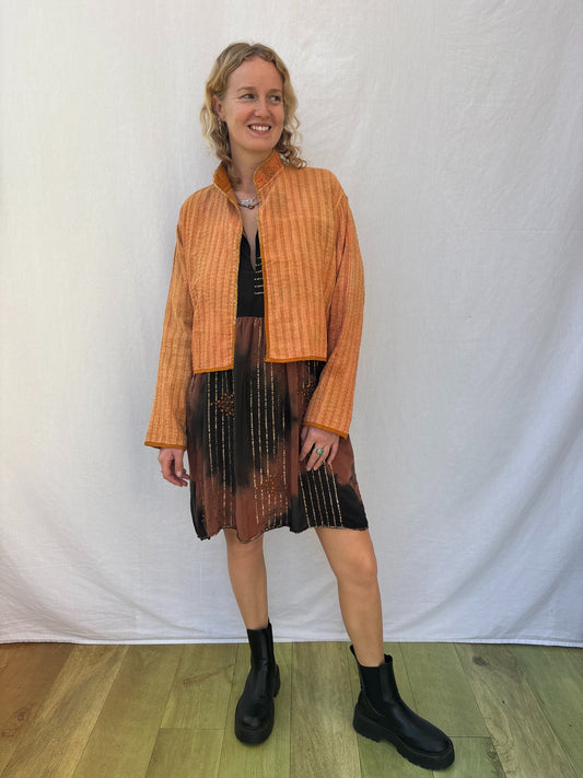 KANTHA CROP JACKET | Dream Big