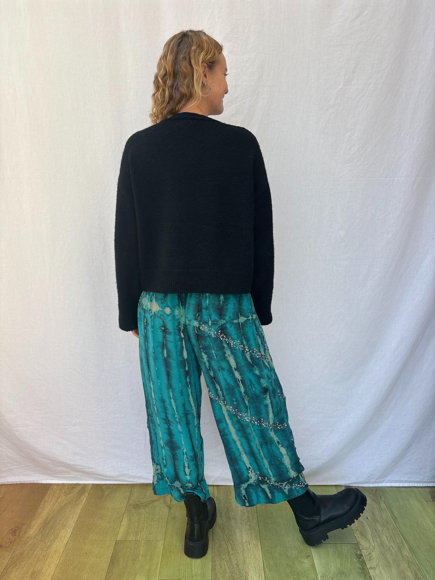 SILK TROUSERS | Short ~ Sea Dream