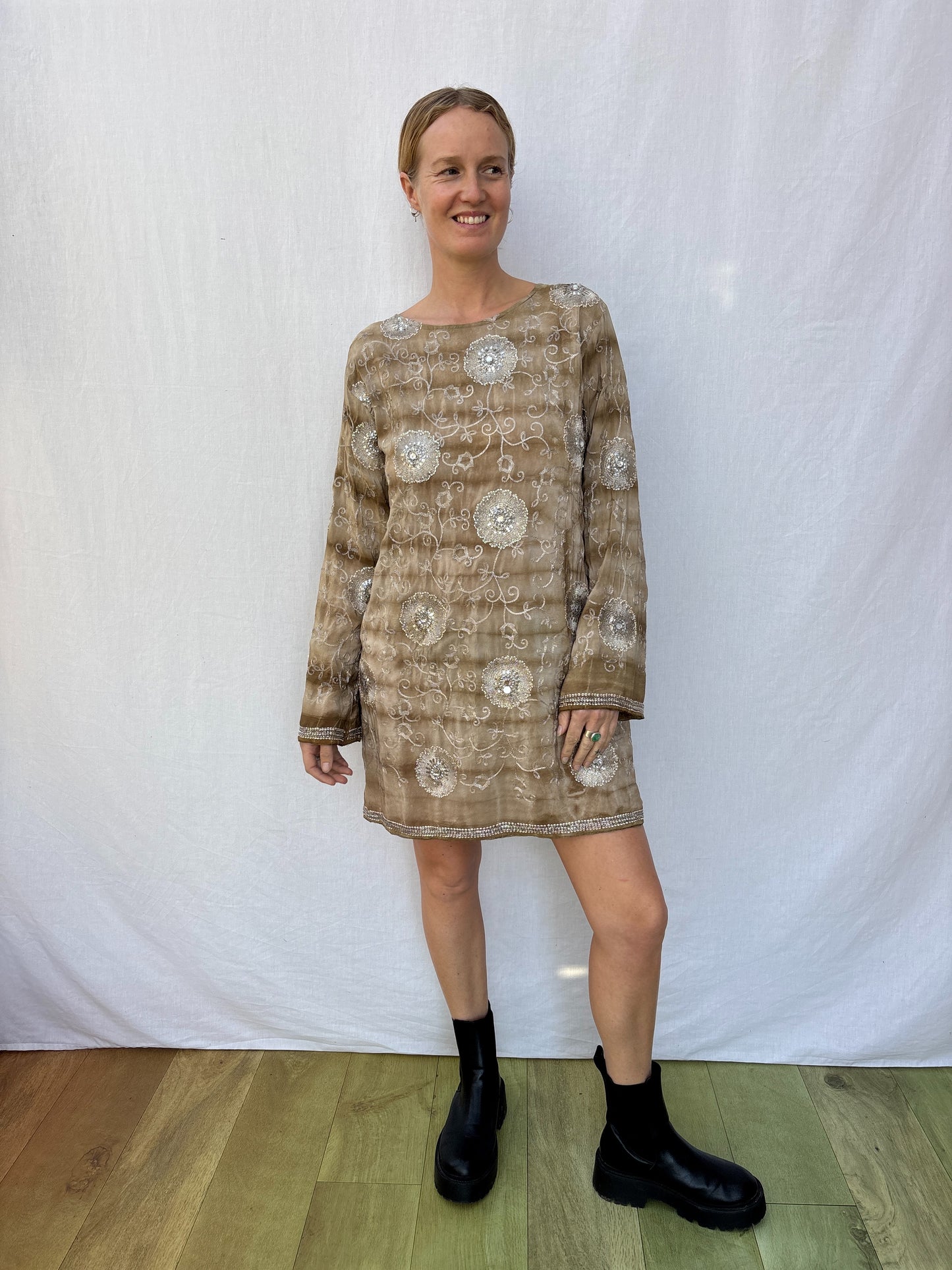 PARTY DRESS | S/M ~ Golden Girl