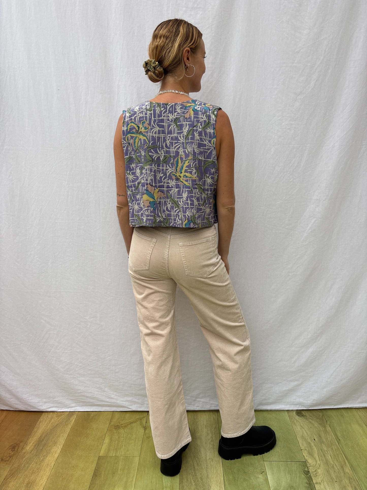 SILK WAISTCOAT | M/L ~ Shining