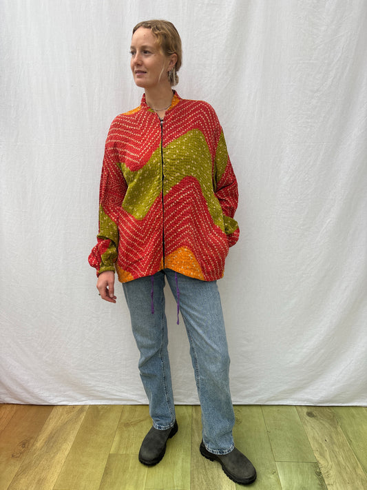 KANTHA ZIP BOMBER | One more