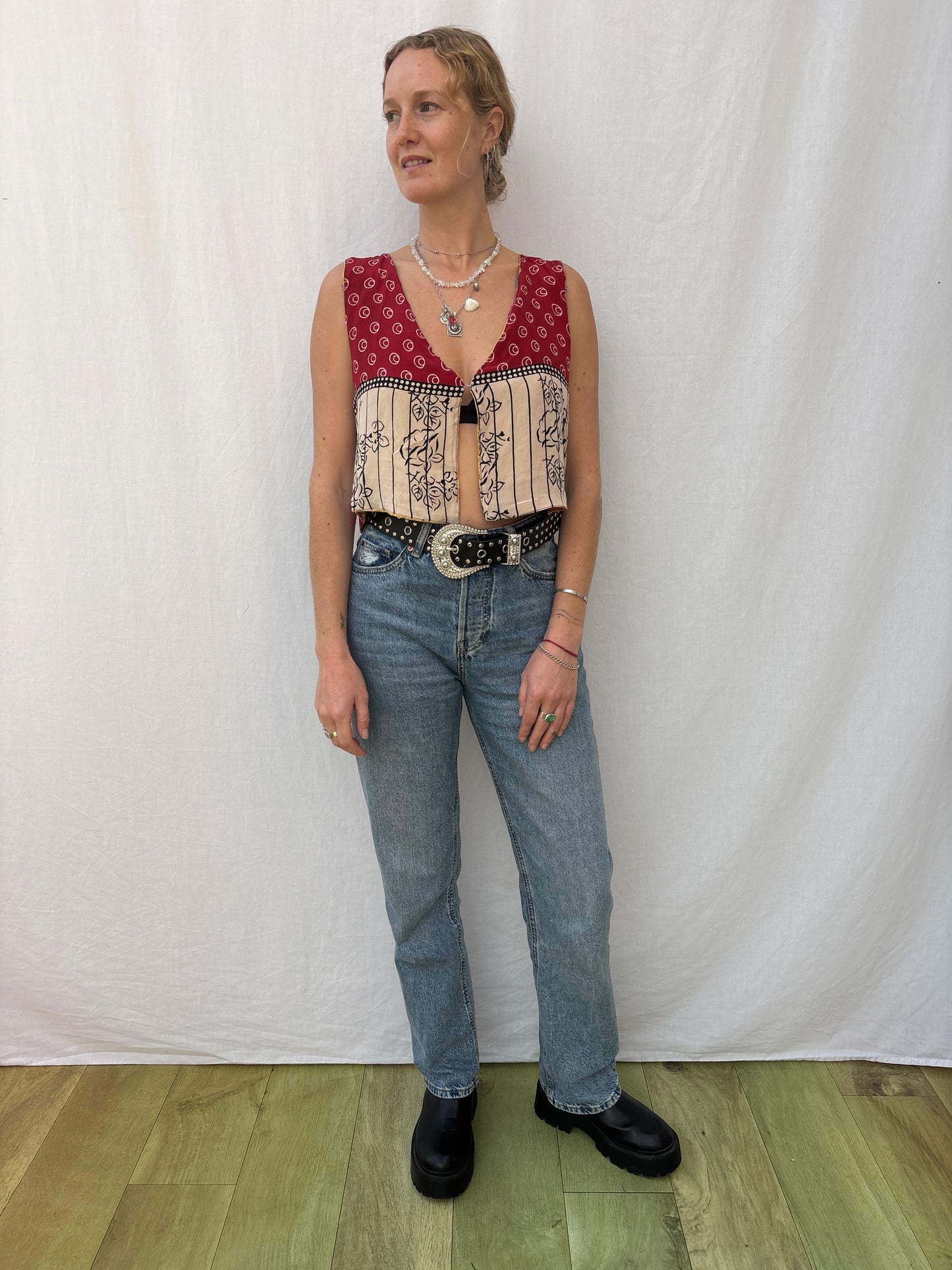 SILK WAISTCOAT | S/M ~ Sundown