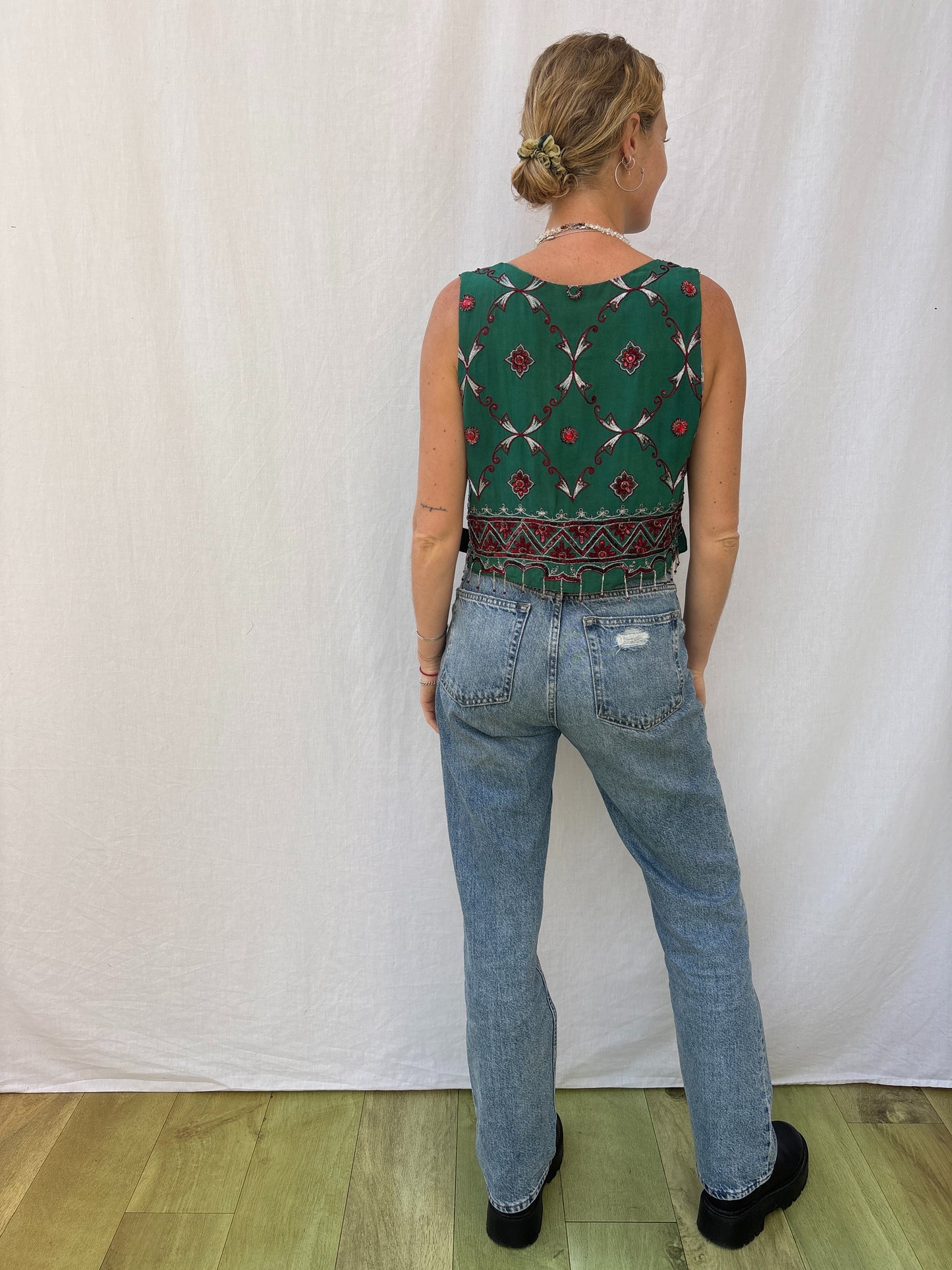 SILK WAISTCOAT | S/M ~ Dazzling