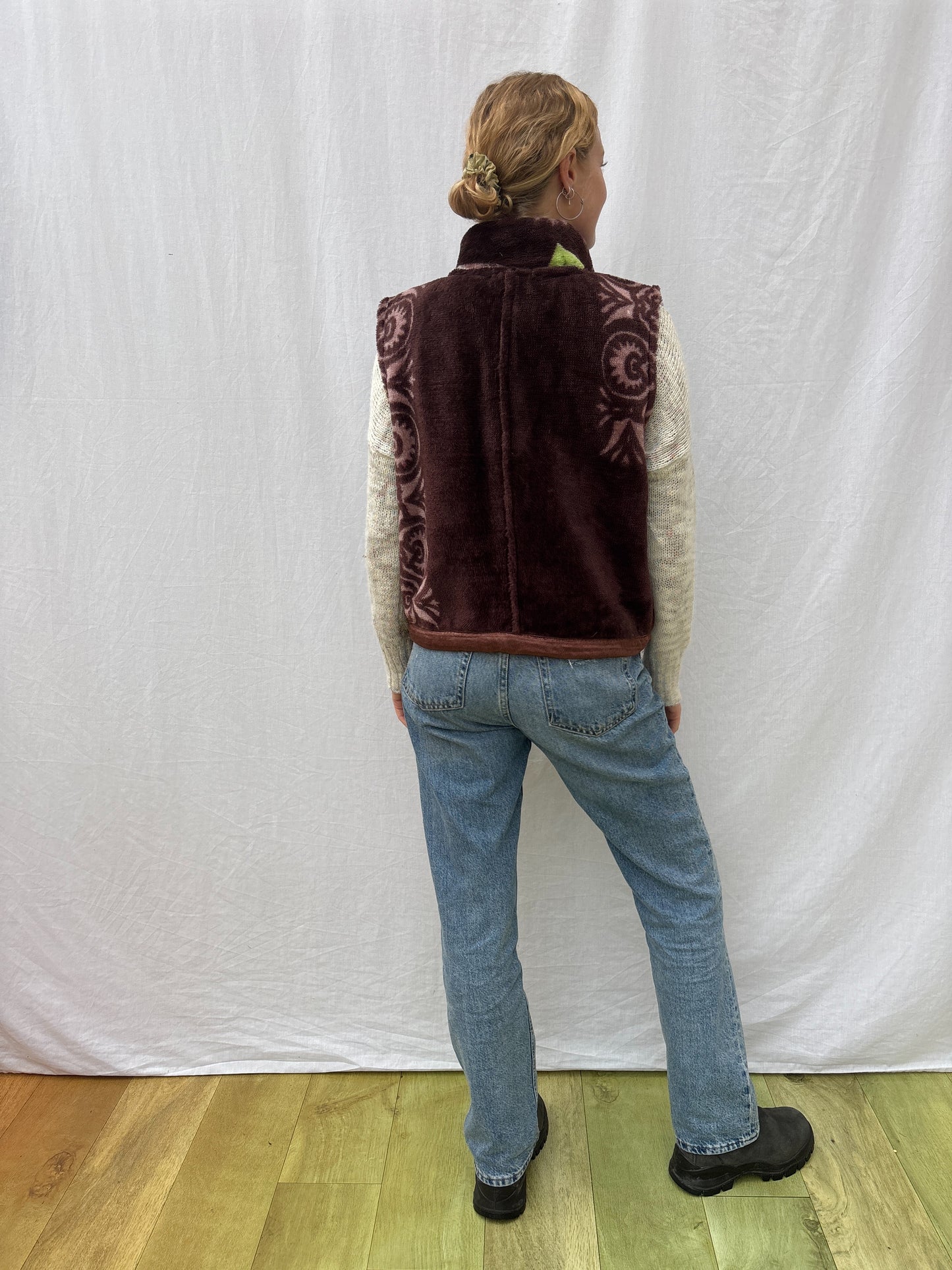 BLANKET GILET | Chocolate