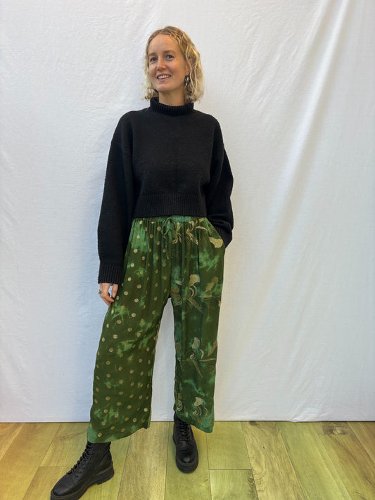 SILK TROUSERS | Short ~ Nature