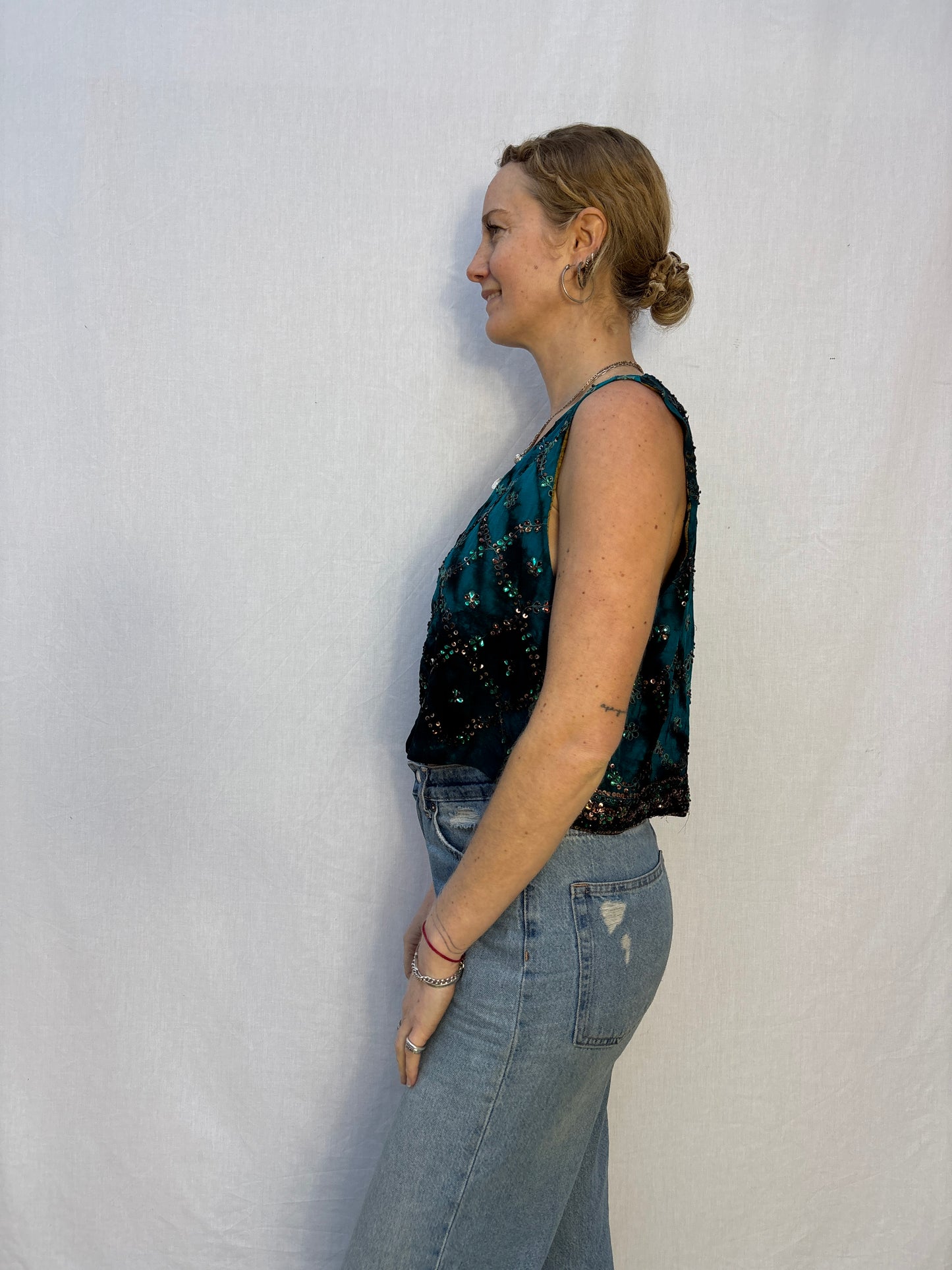 SILK WAISTCOAT | M/L ~ Alchemy