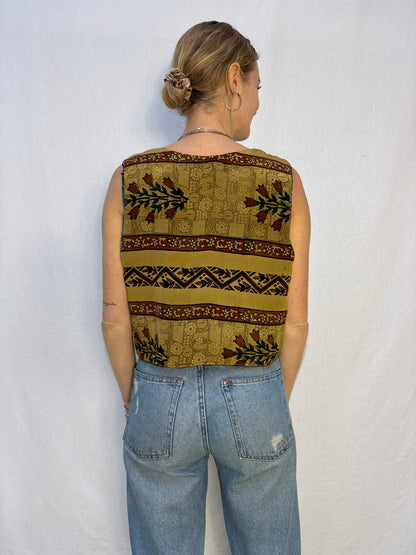 SILK WAISTCOAT | M/L ~ Alchemy