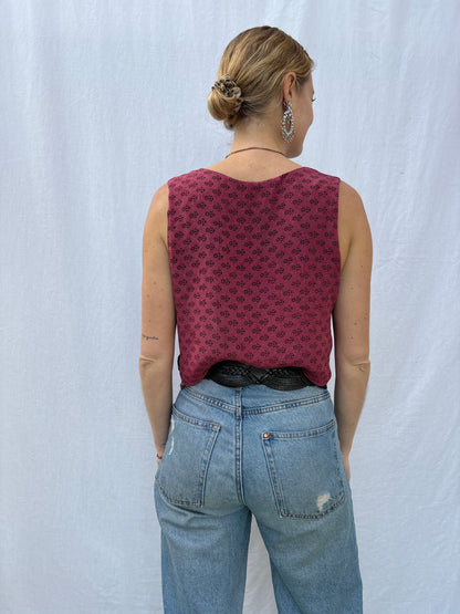 SILK WAISTCOAT | S/M ~ Dusk