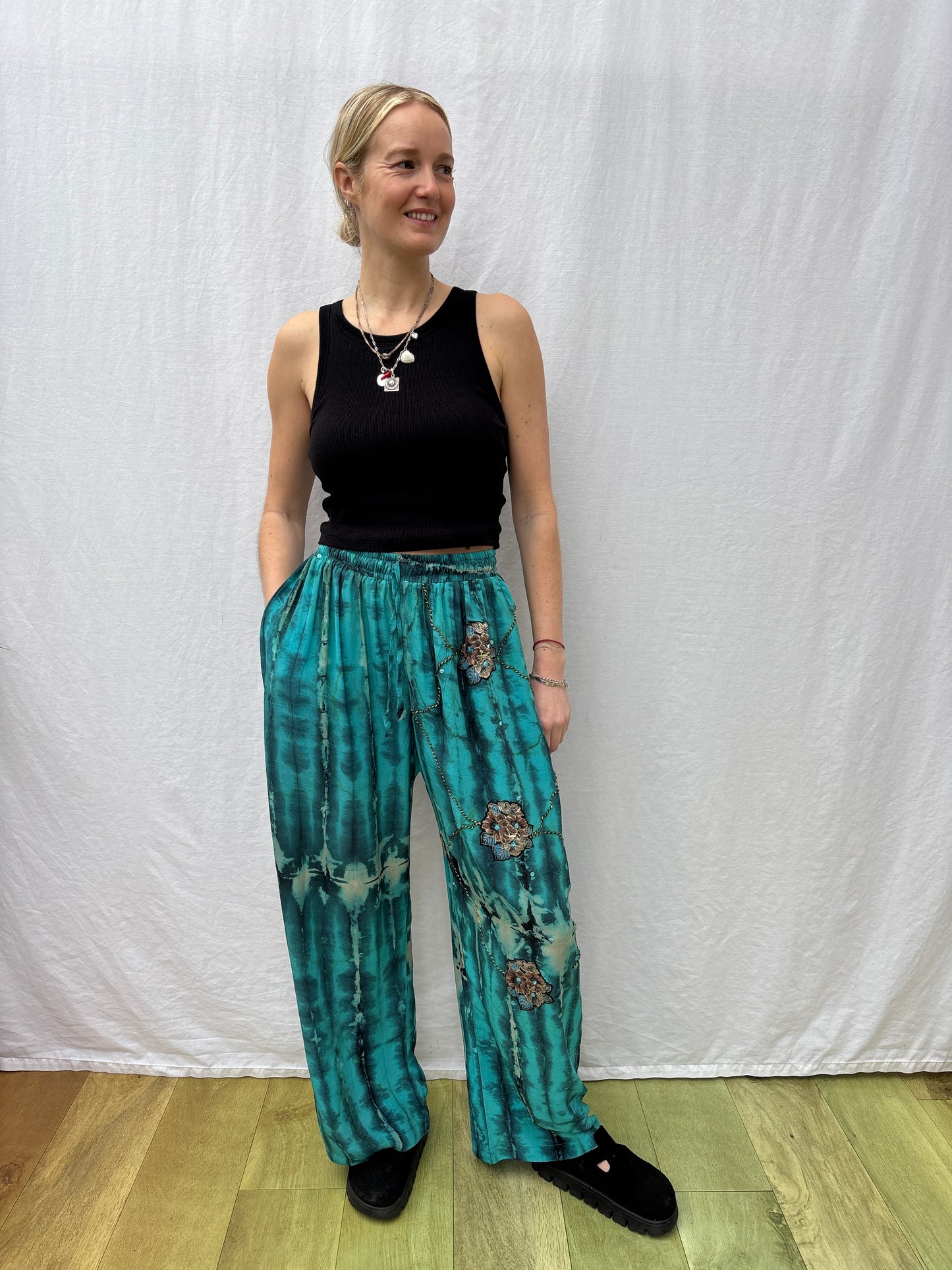 SILK TROUSERS | Long ~ Bryony