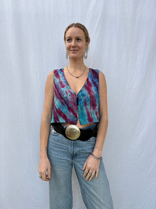SILK WAISTCOAT | S/M ~ Dawn